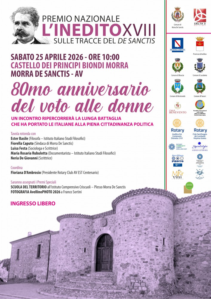 Il Premio Letterario Nazionale L’Inedito - sulle tracce del De Sanctis