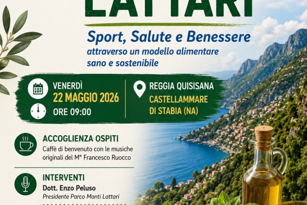 “Dieta dei Monti Lattari”, alla Reggia di Quisisana il protocollo tra Parco e associazione Anardi: al via il percorso verso il modello alimentare territoriale