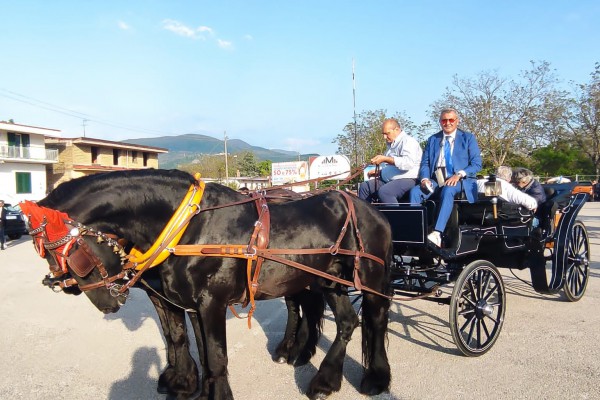 Sfilata di cavalli e carrozze d'epoca: il Centro Ippico San Gennaro regala emozioni