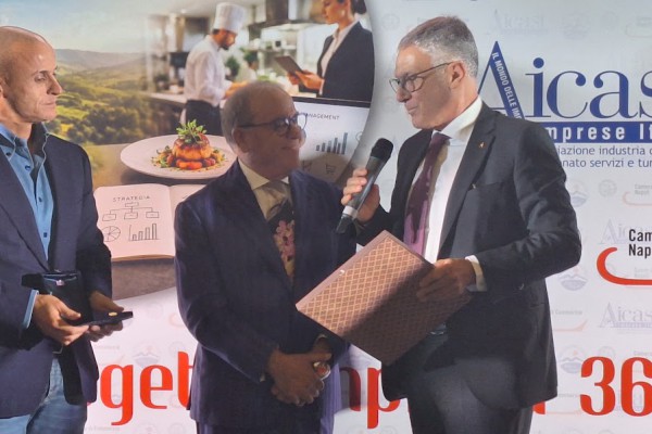 La Camera di Commercio di Napoli premia Michele Piccolo come eccellenza d’impresa per aver “umanizzato” il commercio