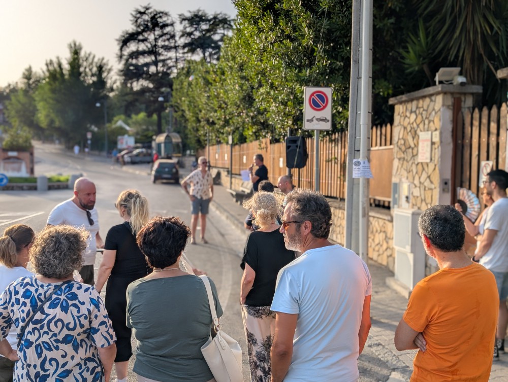 Sarno alza la voce contro gli incendi
