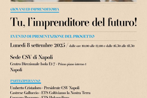 “Investire su se stessi”: l’8 settembre al CSV Napoli la presentazione del percorso gratuito