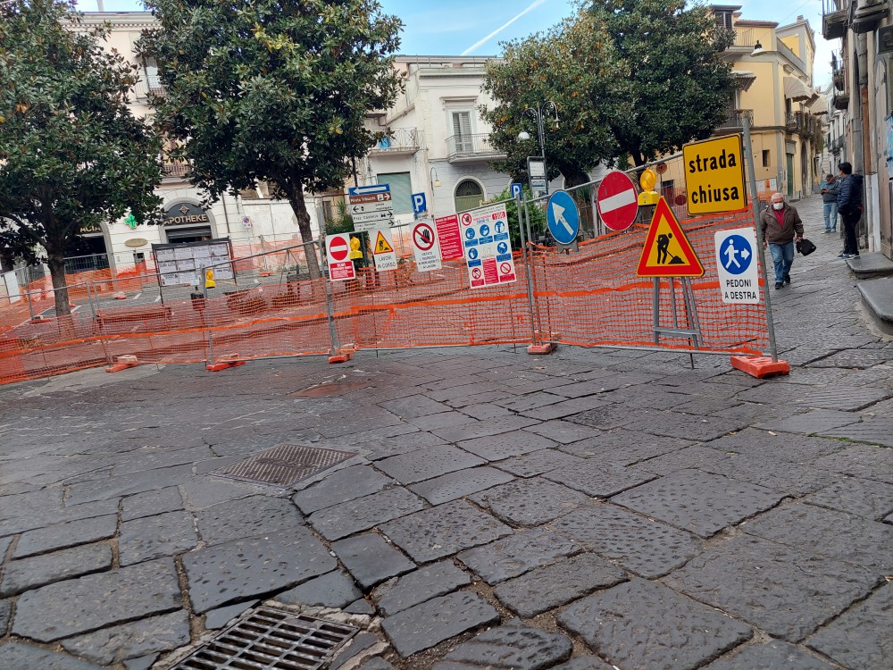 Palma Campania : al via i lavori di restyling di Piazzetta Umberto 1°