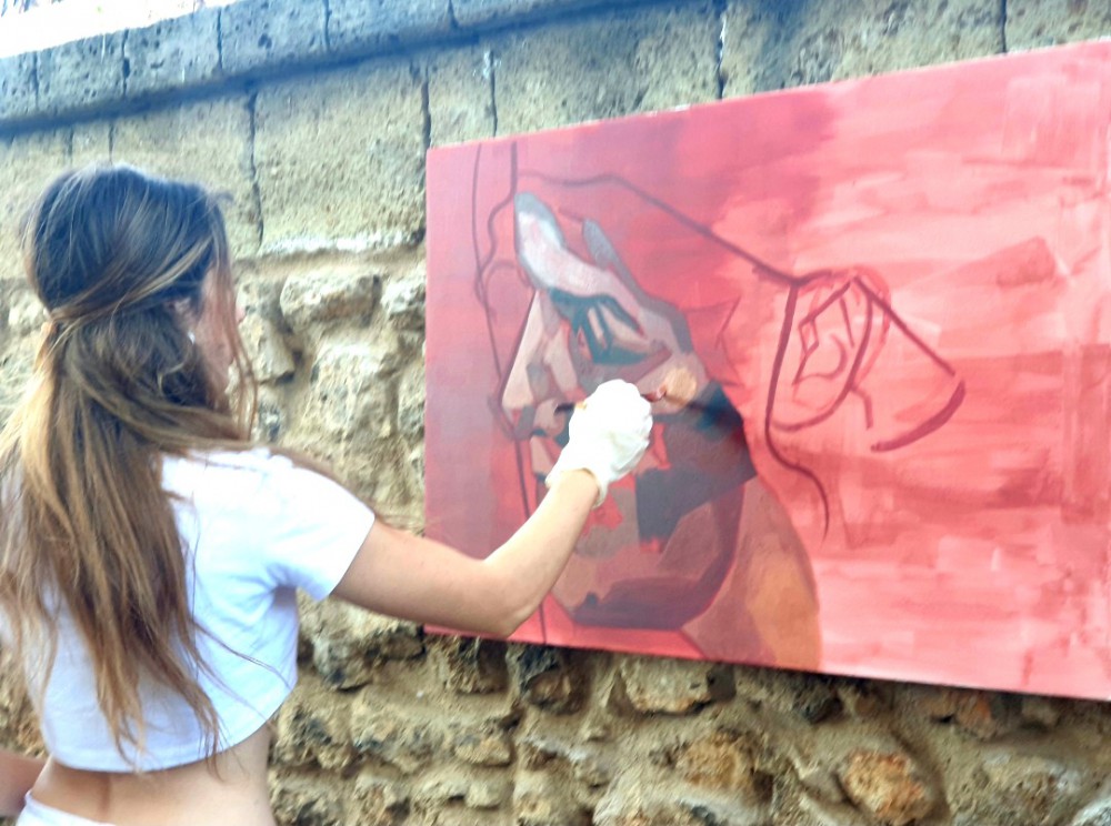 "Il muro dell'arte": estemporanea pittorica a Domicella