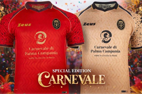 La Palmese veste il Carnevale: ecco le maglie che il team indosserà in vista della kermesse mascherata