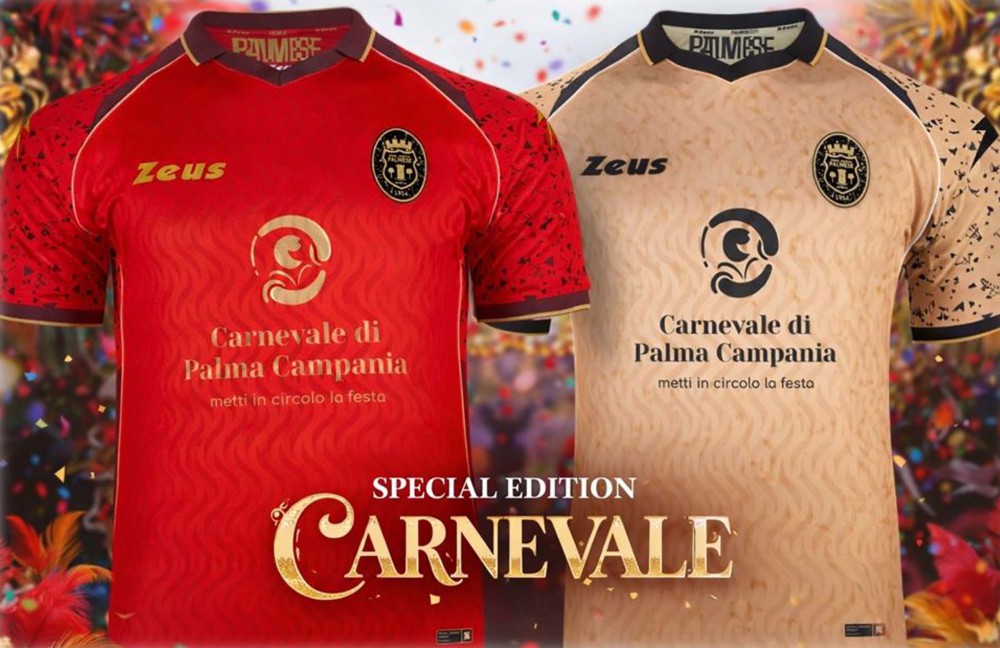La Palmese veste il Carnevale: ecco le maglie che il team indosserà in vista della kermesse mascherata
