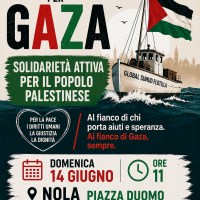 NOLA, IN PIAZZA PER GAZA: DOMENICA INIZIATIVA DI SOLIDARIETÀ CON IL POPOLO PALESTINESE
