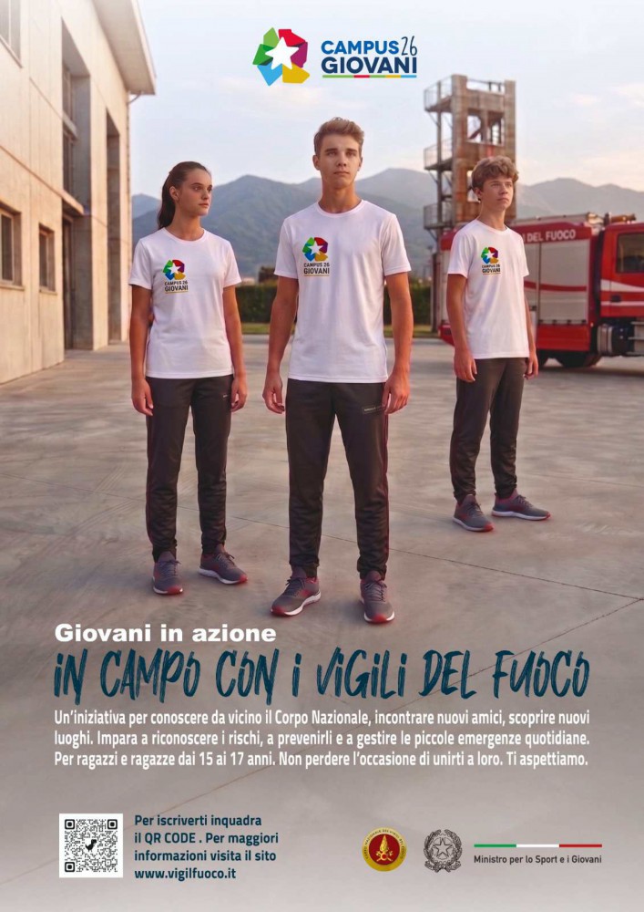 Una settimana da Vigili del Fuoco: ancora aperto il bando per i Campi Giovani 2026