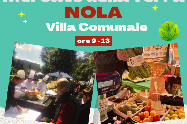 Domenica 21 aprile il Mercato della Terra a Nola con Slow Food