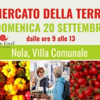 A Nola il Mercato della Terra guarda a Terra Madre: domenica 20 settembre appuntamento in Villa Comunale
