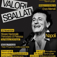 Valori sballati, a Pietrarsa e a Caserta la lezione-spettacolo di Enzo Memoli sulle scelte di studio e di lavoro