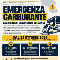 DIFFICOLTA’ DI RIFORNIMENTO CARBURANTE – AGGIORNAMENTO SERVIZI EAV