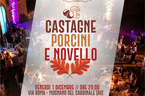 Castagne, porcini e novello… l’autunno approda nella cucina dello chef Stefano Parrella di “Caffè Aragonese”