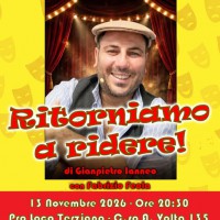 Terzigno, alla Pro Loco va in scena Gianpietro Ianneo con “Ritorniamo a Ridere”