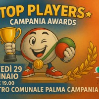 Top Players Campania Awards 2025: a Palma Campania la serata dedicata alle eccellenze dello sport delle bocce campano
