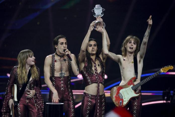 Zitti e buoni: i Maneskin trionfano all'Eurovision Song Contest 2021