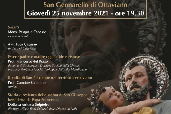 “Un padre che abbraccia”. Alla parrocchia di San Gennarello il convegno e la presentazione del restauro della statua di San Giuseppe