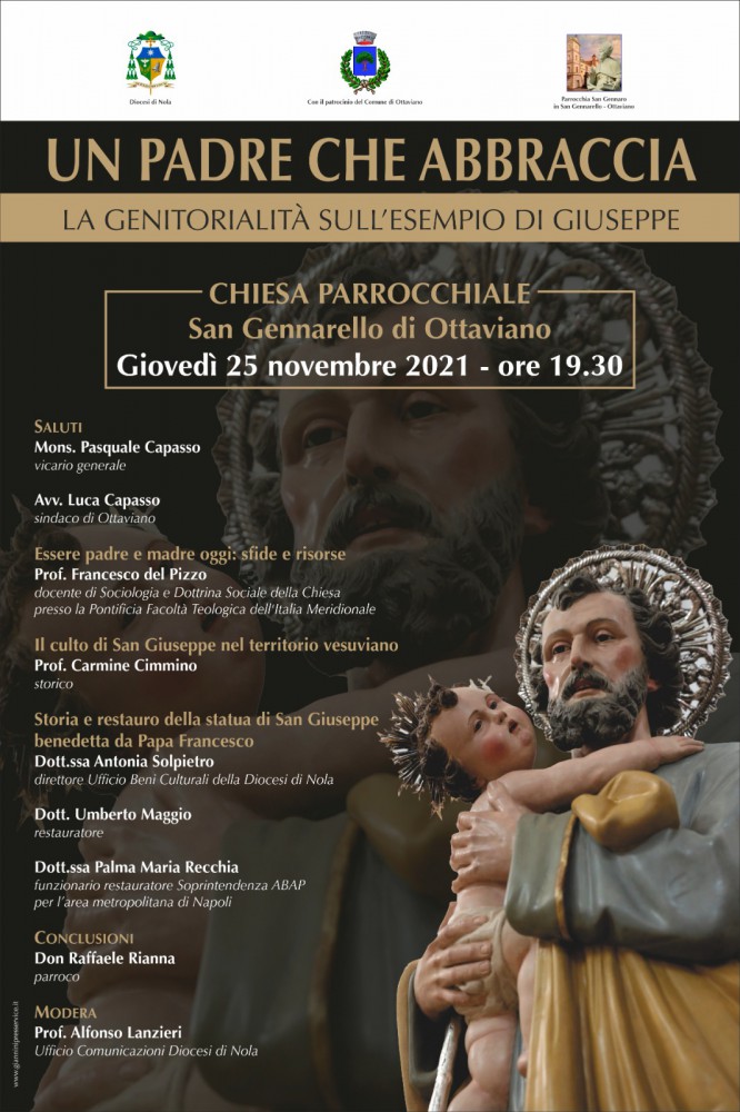 “Un padre che abbraccia”. Alla parrocchia di San Gennarello il convegno e la presentazione del restauro della statua di San Giuseppe