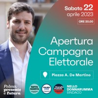 Palma Campania, sabato si apre la campagna elettorale di Nello Donnarumma