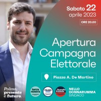 Palma Campania, sabato si apre la campagna elettorale di Nello Donnarumma