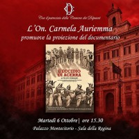 ECCIDIO DI ACERRA, LA MEMORIA DELLA RESISTENZA ALLA CAMERA DEI DEPUTATI