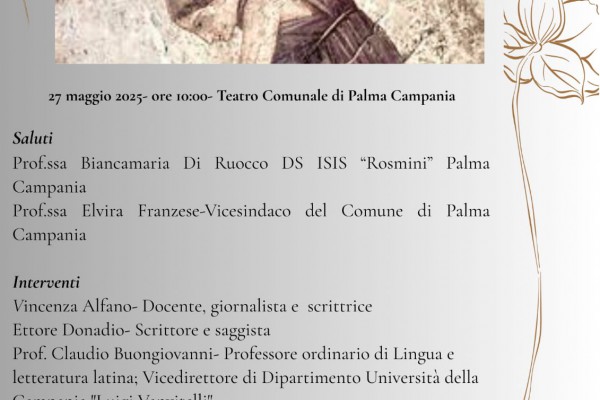 De Mulieribus: l'Isis "Rosmini" promuove un incontro al teatro comunale di Palma Campania
