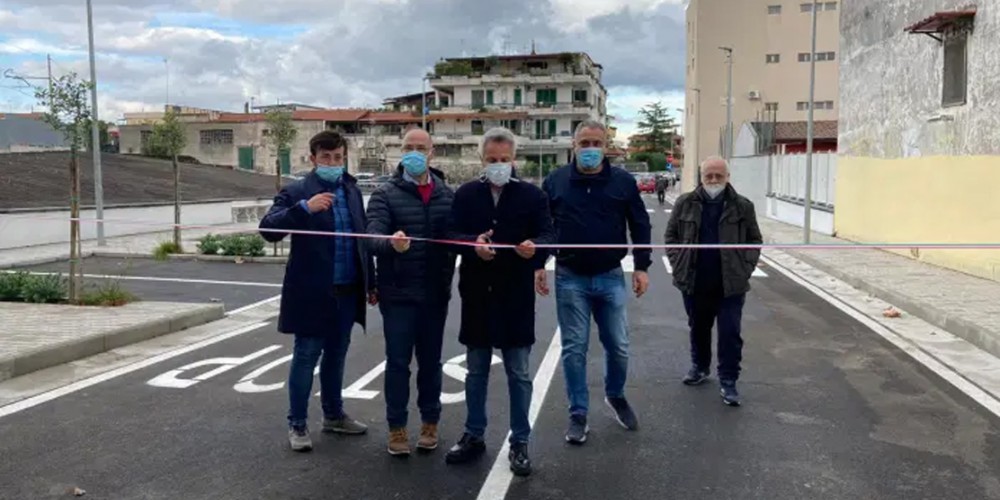 Ottaviano, apre la strada di collegamento tra via Perri e via Ferrovia dello Stato