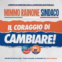 Elezioni Comunali a Palma Campania: Mimmo Rainone apre la campagna elettorale