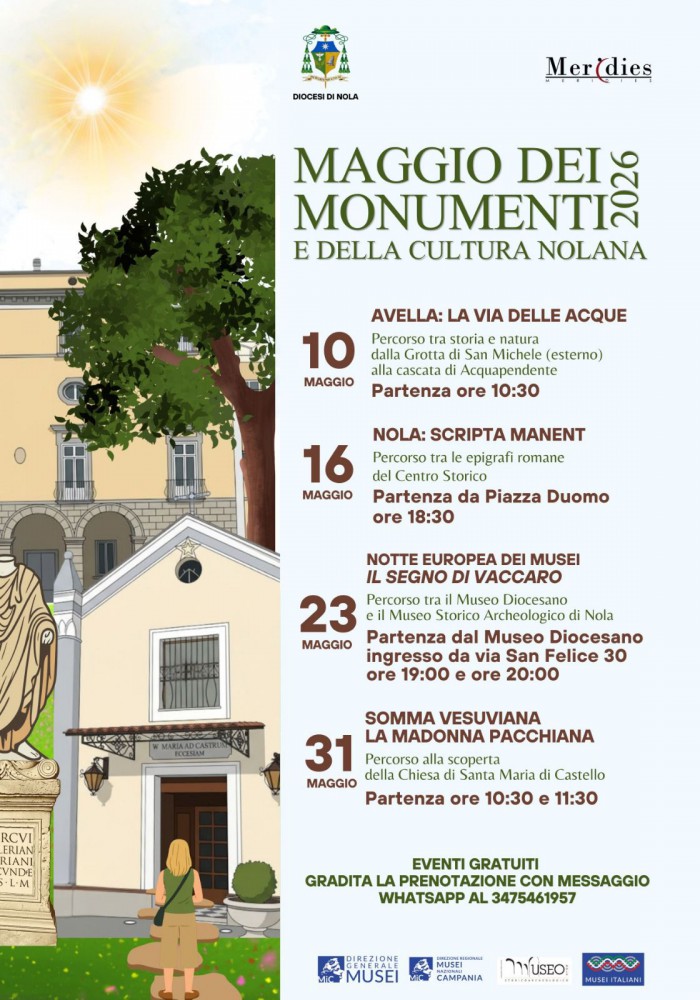 Maggio dei Monumenti e della Cultura Nolana: le prossime tappe in arrivo