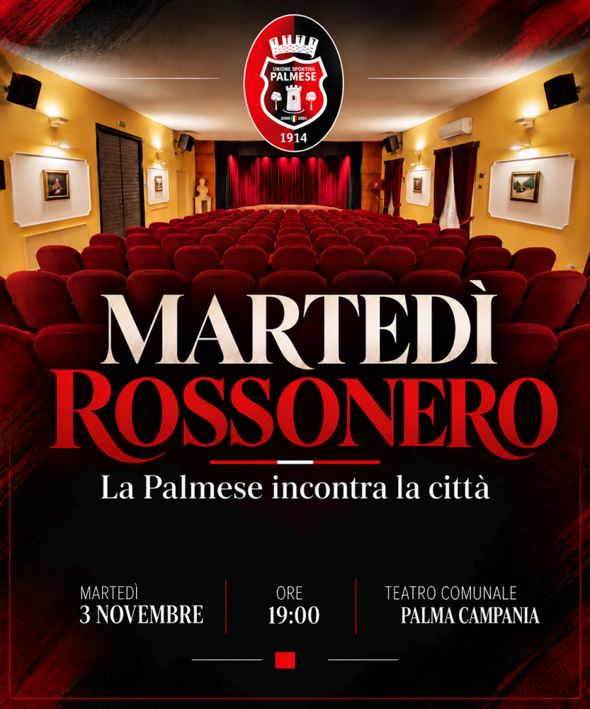 MARTEDI ROSSONERO: LA PALMESE INCONTRA LA CITTA'