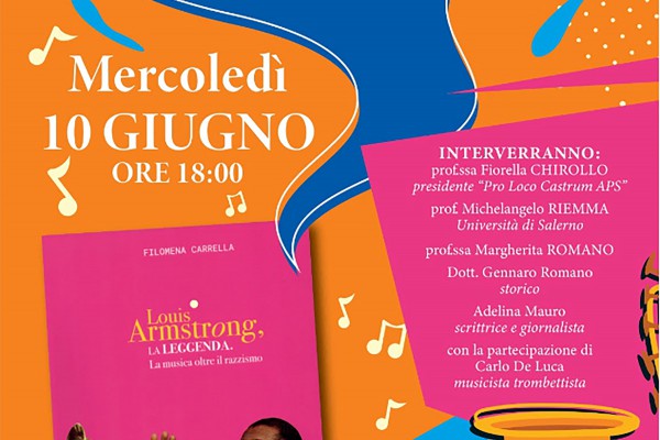 Louis Armstrong, un padre per la musica: Filomena Carrella presenta “La Leggenda” a Castello di Cisterna