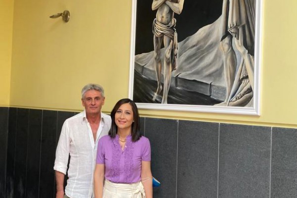 Piazzolla di Nola, la parrocchia si abbellisce con una nuova opera d'arte